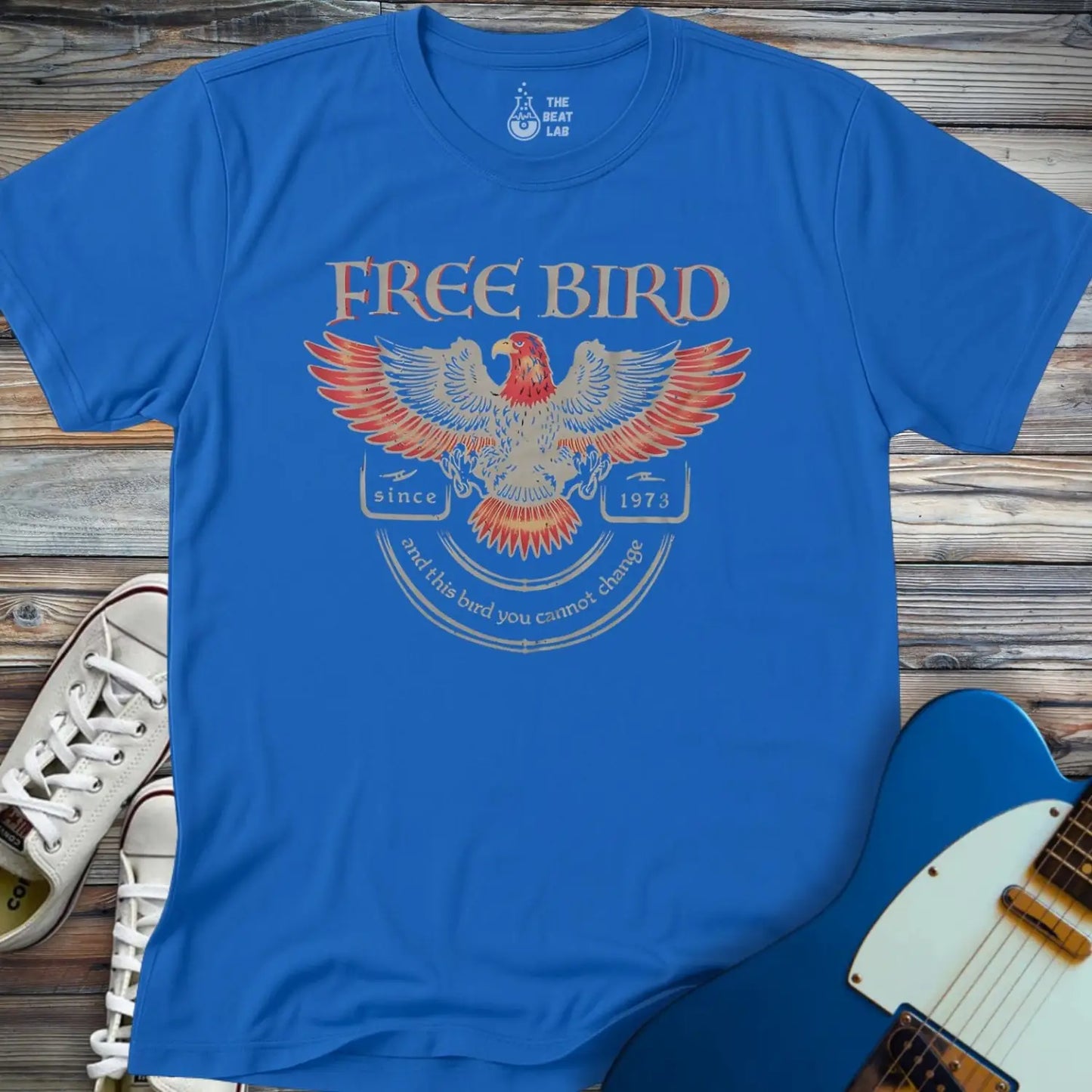Free Bird T-shirt - Royal / S - T-Shirt