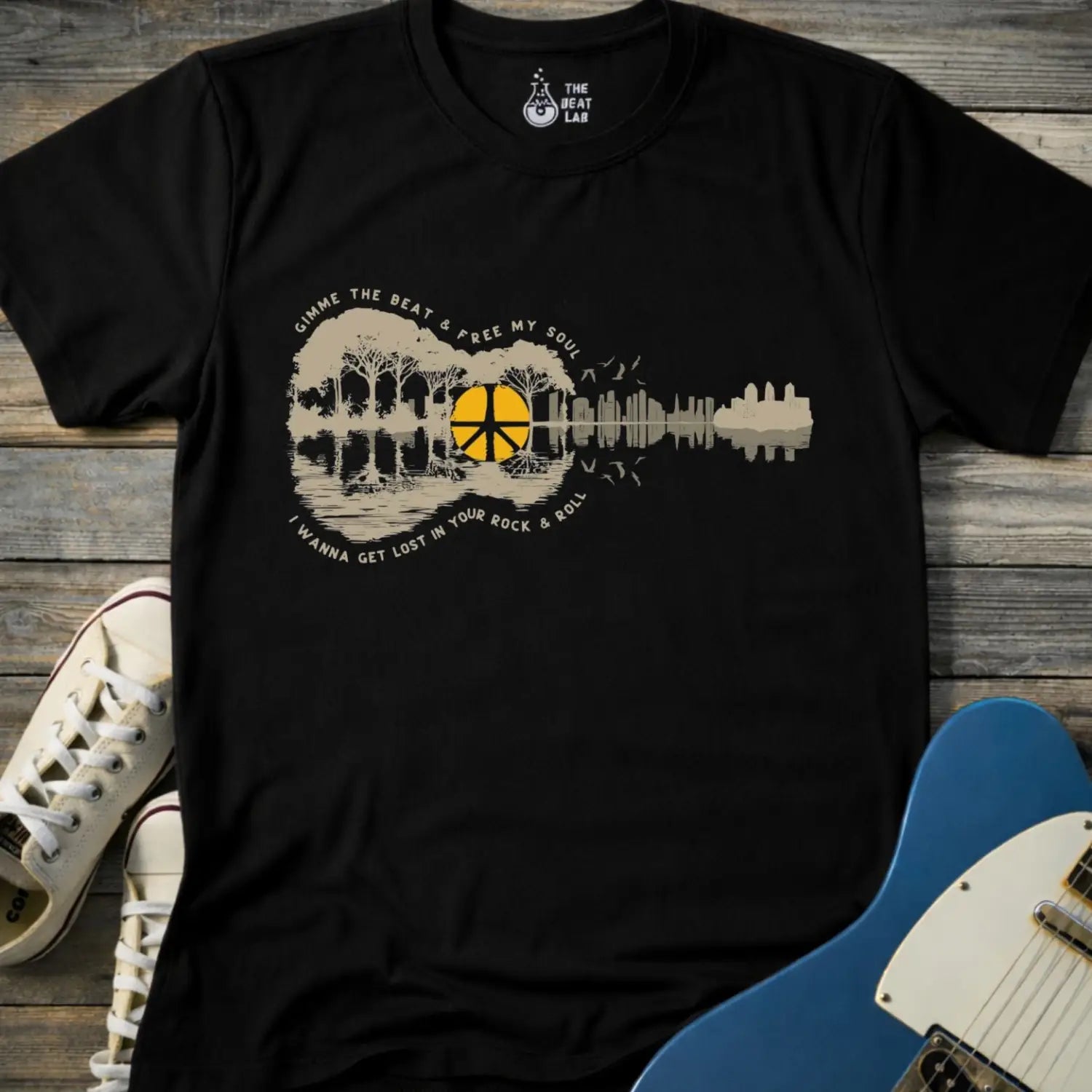 Gimme the Beat T-shirt - Black / S - T-Shirt