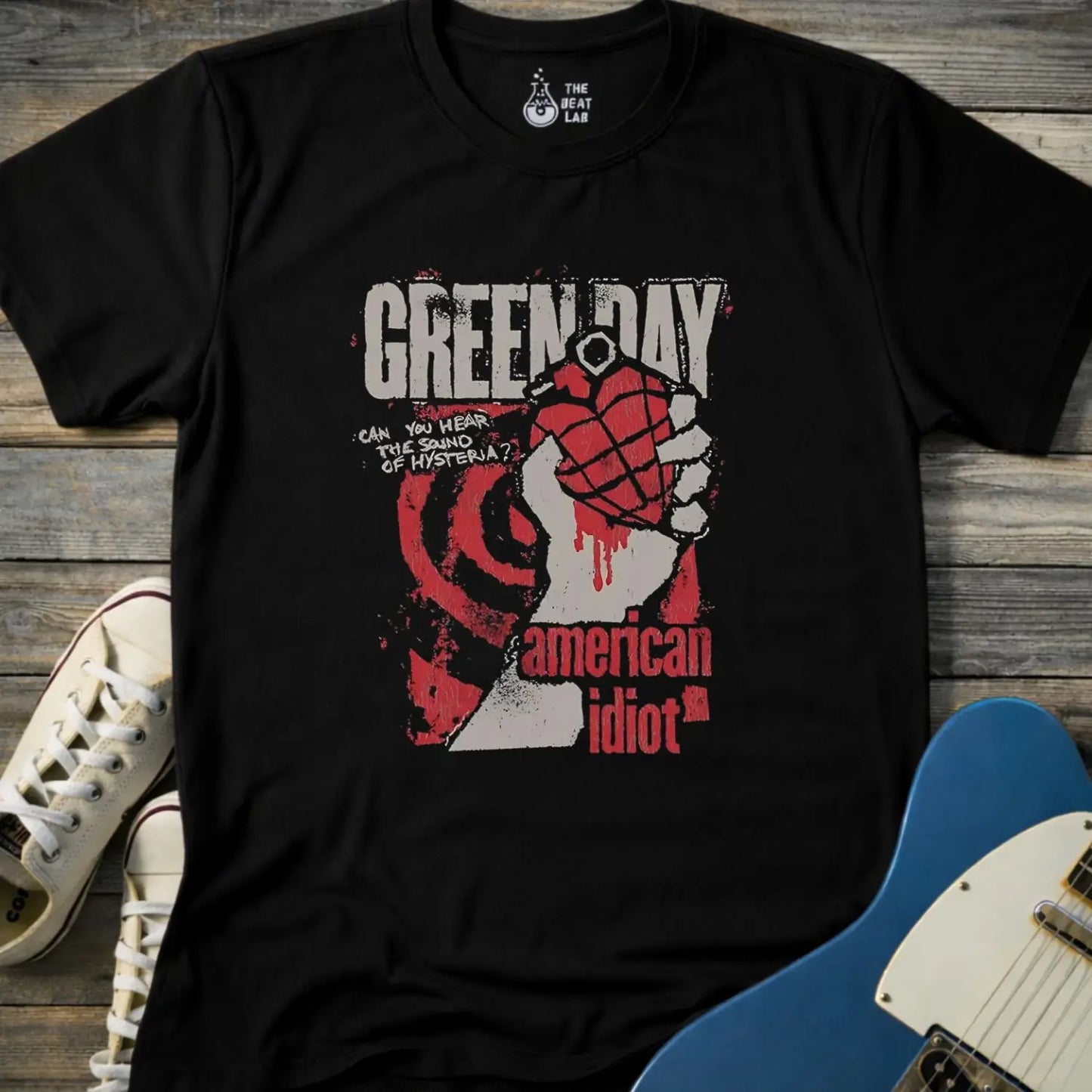Green Day American Idiot T-shirt - Black / S - T-Shirt