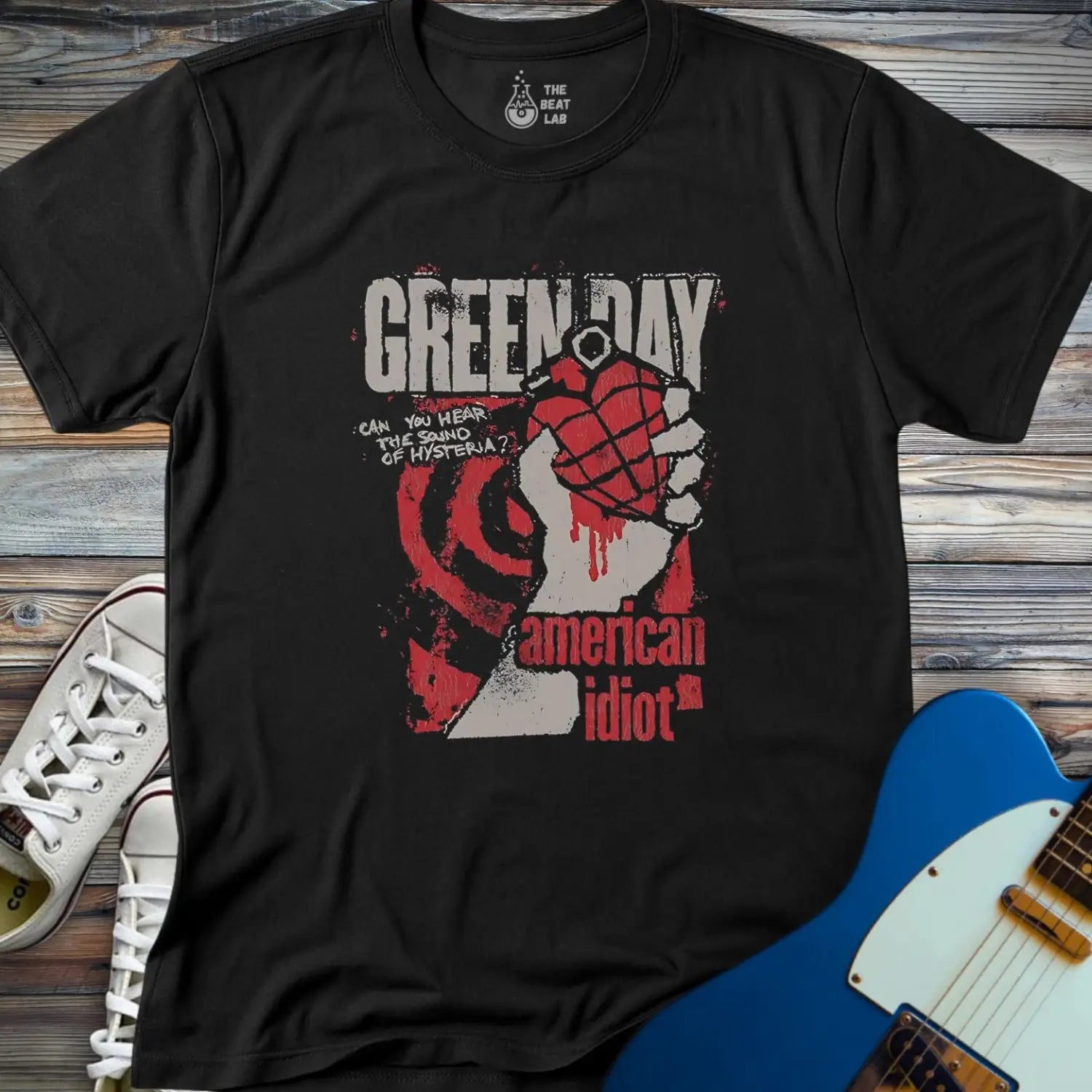 Green Day American Idiot T-shirt - Black / S - T-Shirt