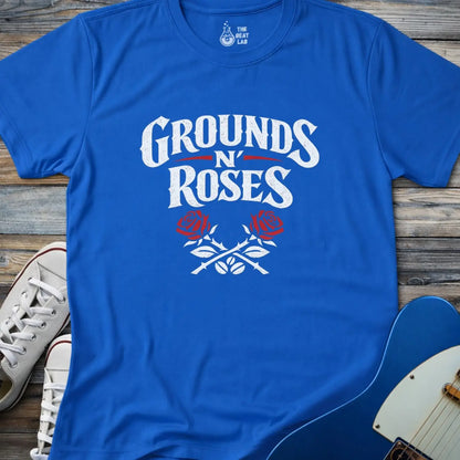 Ground N’ Roses T-shirt - Royal / S - T-Shirt