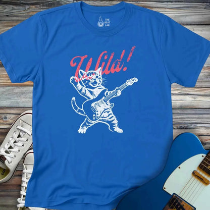 Guitar Cat Wild T-shirt