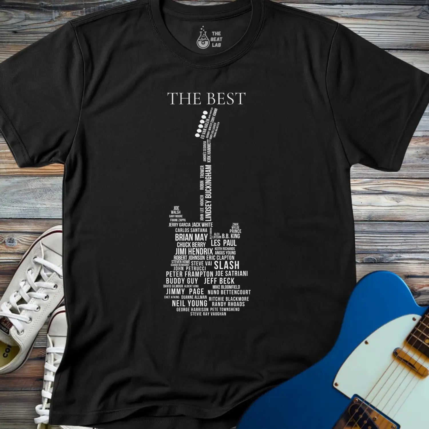 Guitar Legends T-shirt - Black / S - T-Shirt