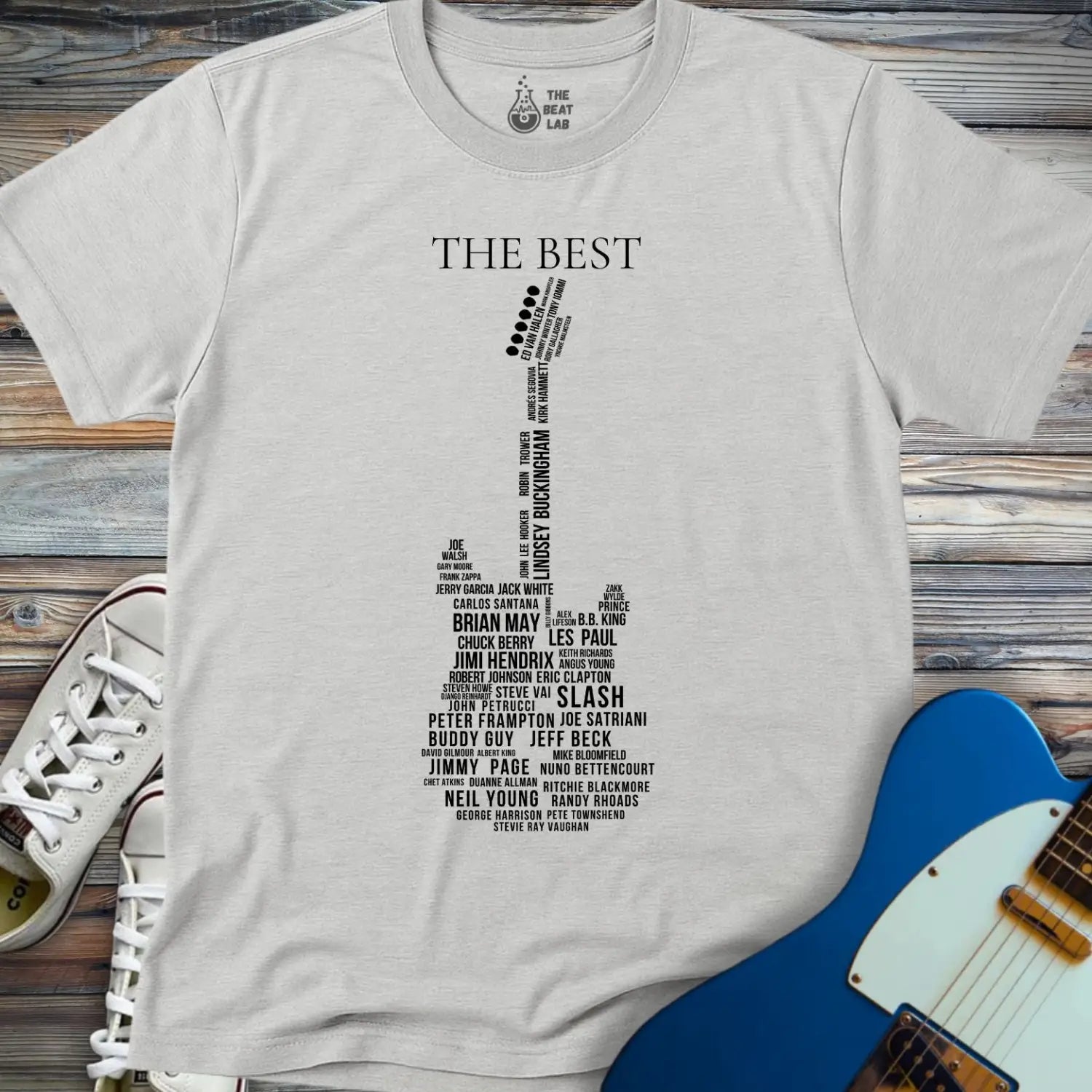 Guitar Legends T-shirt - Sport Grey / S - T-Shirt