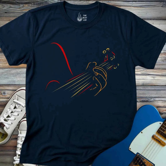 Guitar Line Art T-shirt