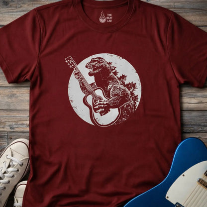 Guitar Rex T-shirt - Maroon / S - T-Shirt
