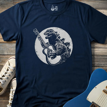 Guitar Rex T-shirt - Navy / S - T-Shirt
