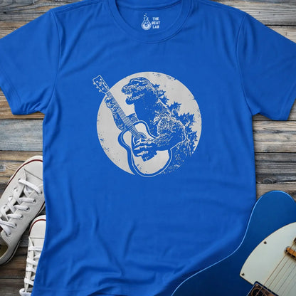 Guitar Rex T-shirt - Royal / S - T-Shirt