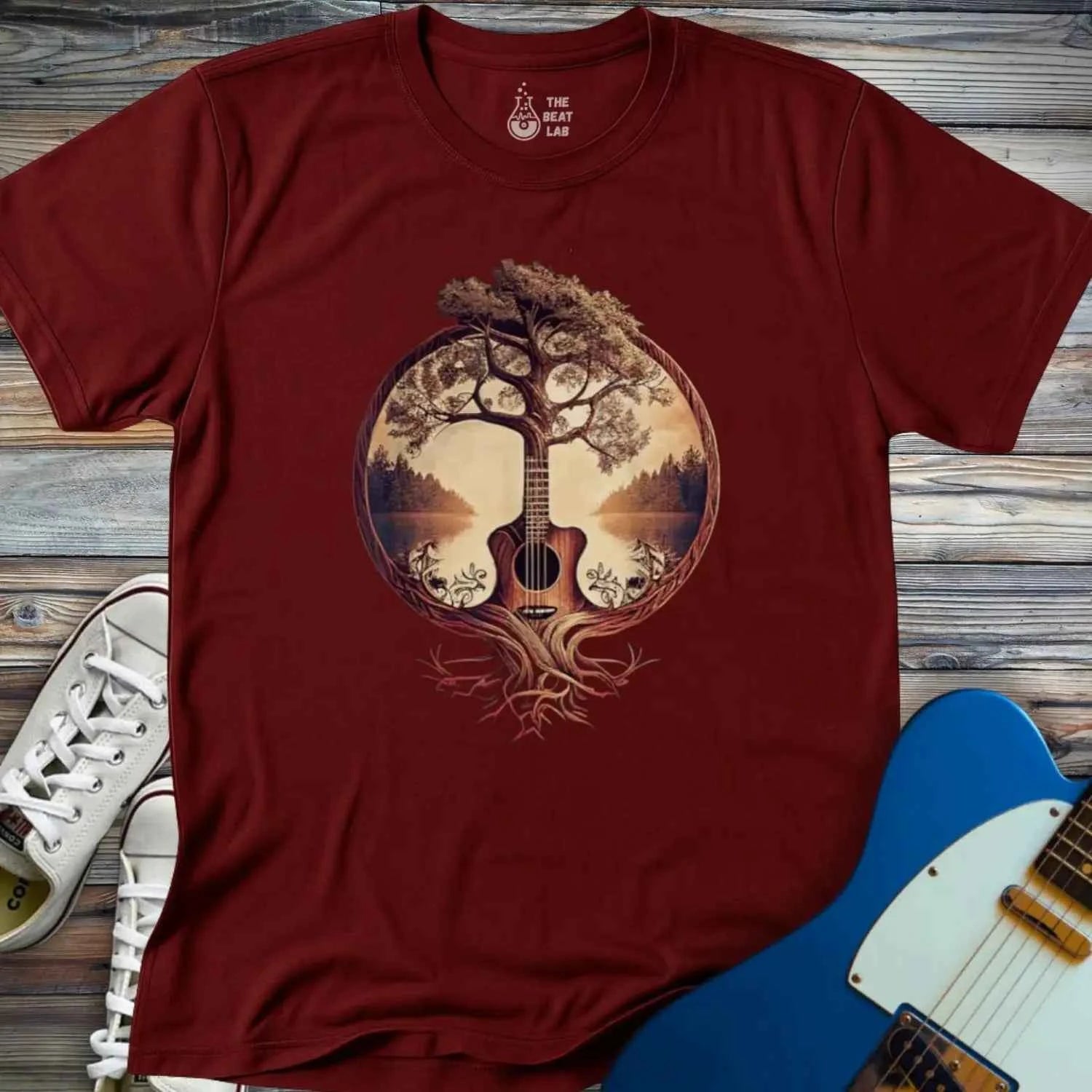 Guitar Tree of Life T-shirt
