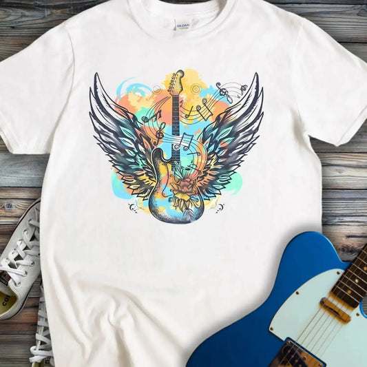 Guitar Wings T-shirt White