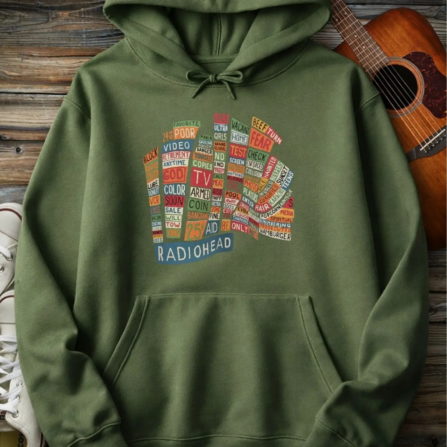 Hail to the Thief Hoodie - Military Green / S - Hoodie