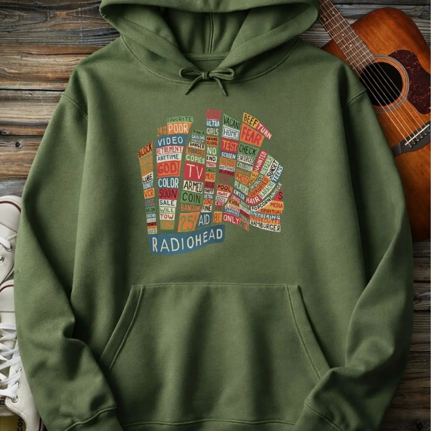 Hail to the Thief Hoodie - Military Green / S - Hoodie