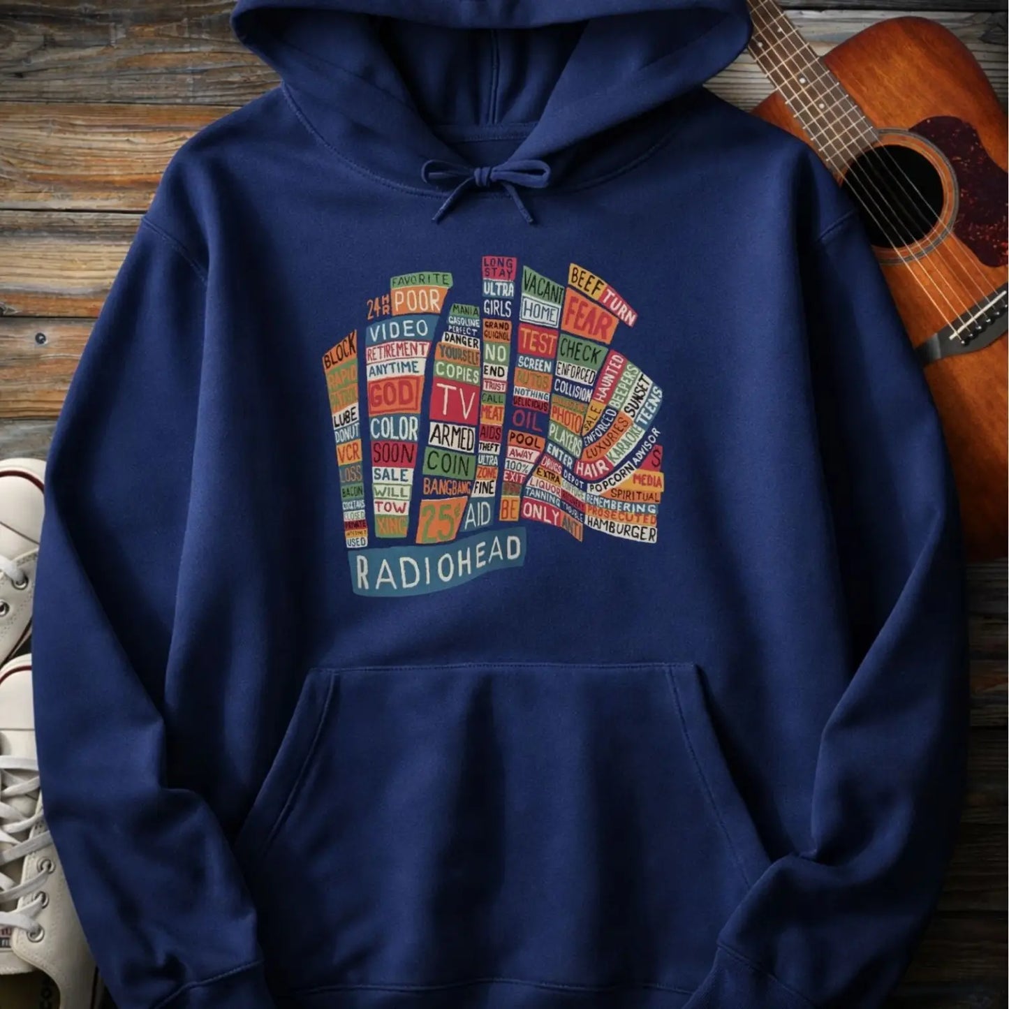 Hail to the Thief Hoodie - Navy / S - Hoodie