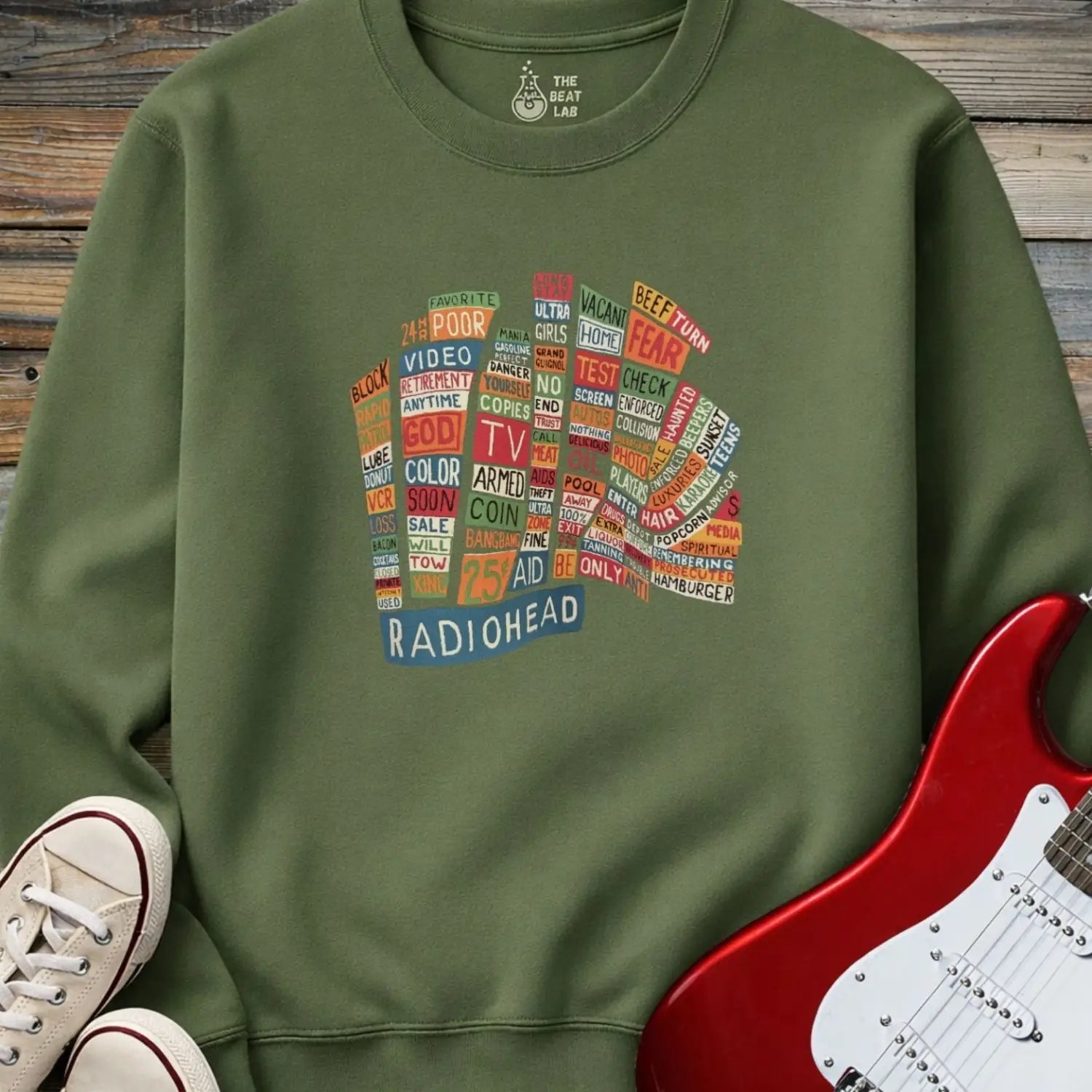 Hail to the thief Sweatshirt - Military Green / S - Sweatshirt