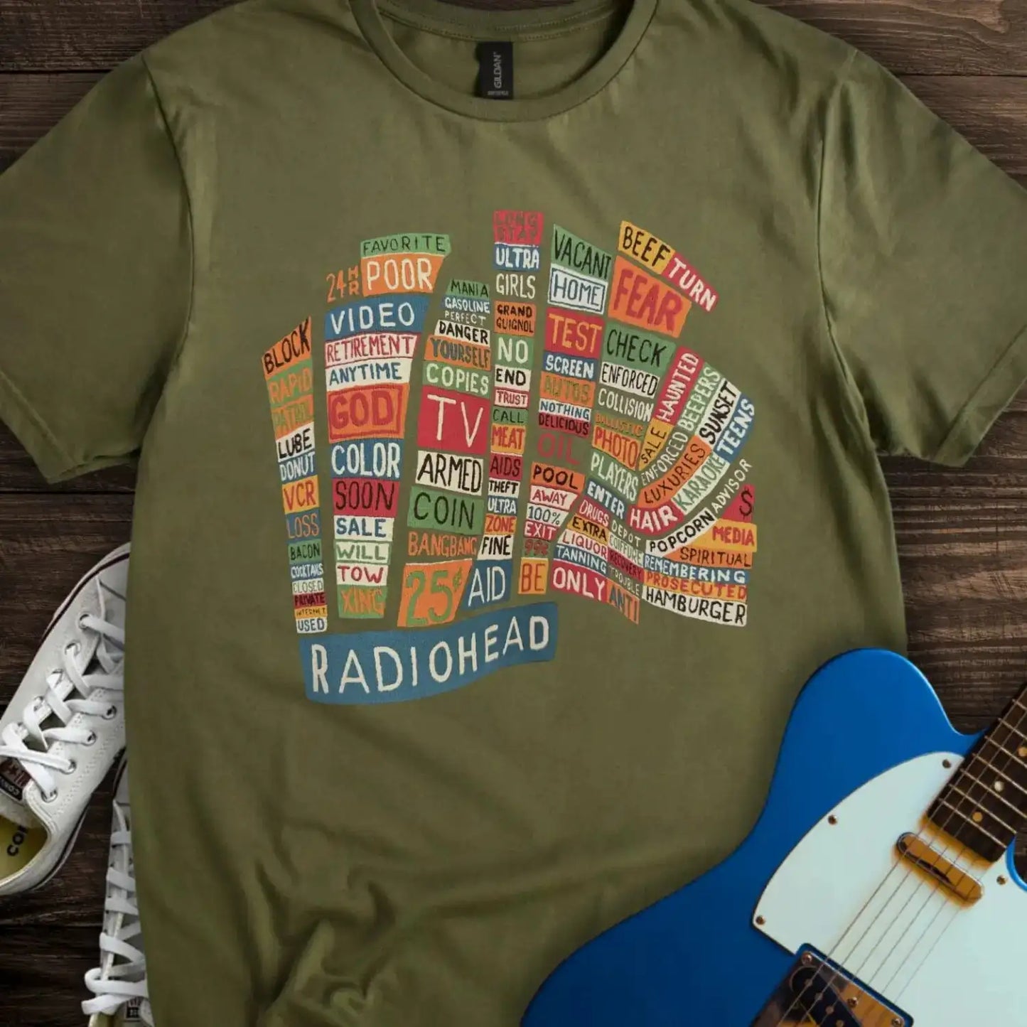 Hail To the Thief T-shirt Military Green