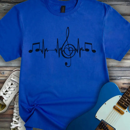 Heartbeat in G T-shirt Royal