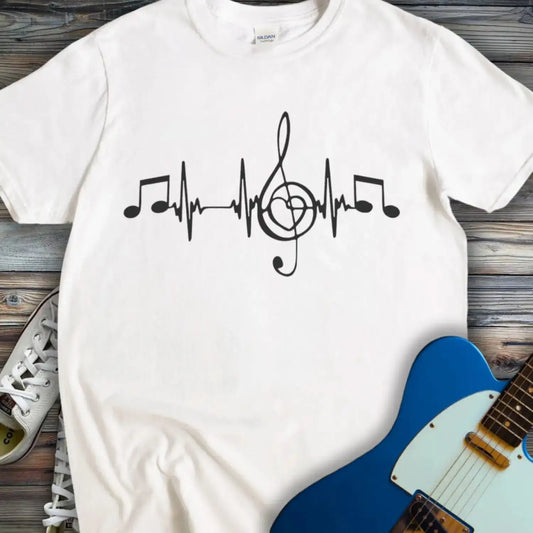 Heartbeat in G T-shirt White
