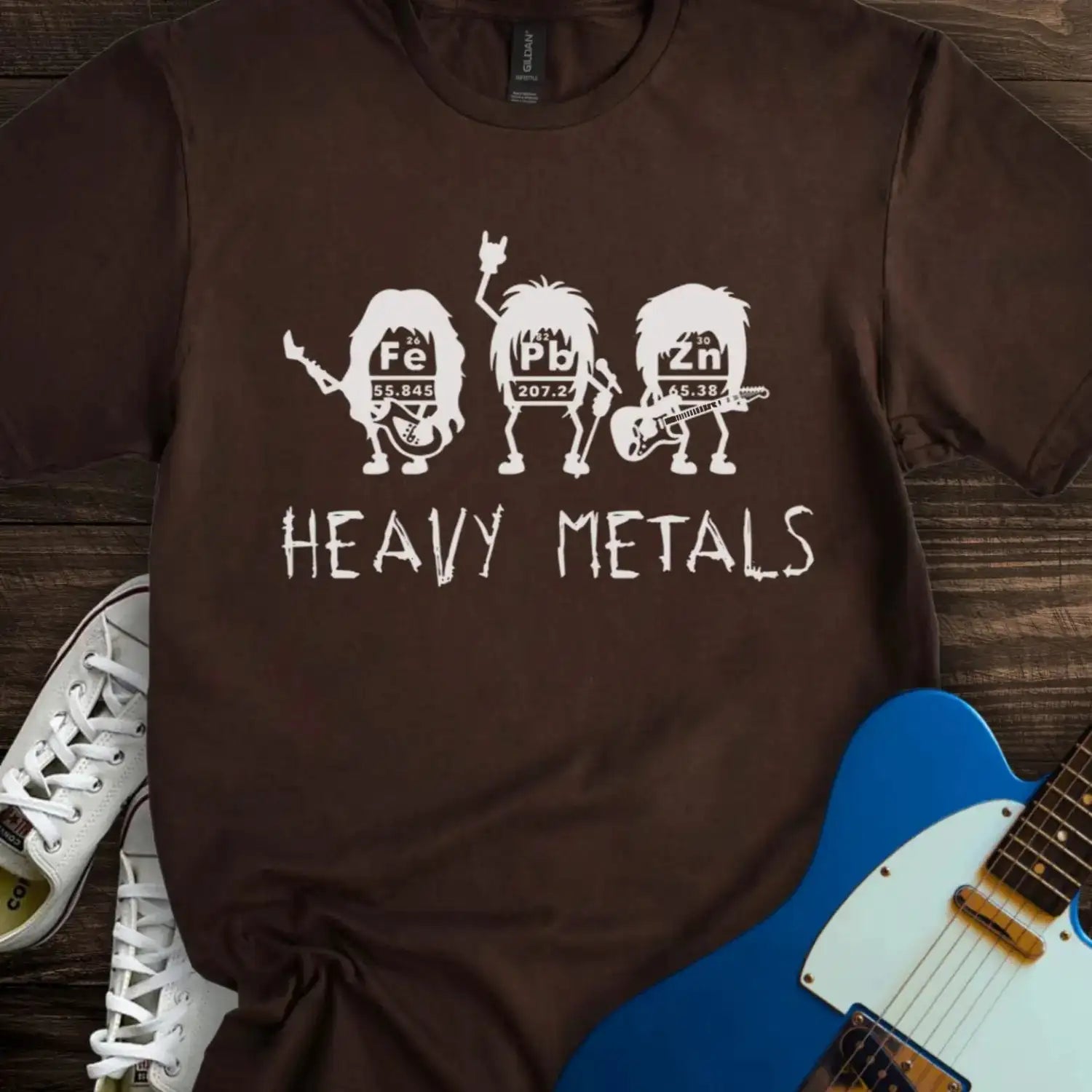 Heavy Metal T-shirt Dark Chocolate
