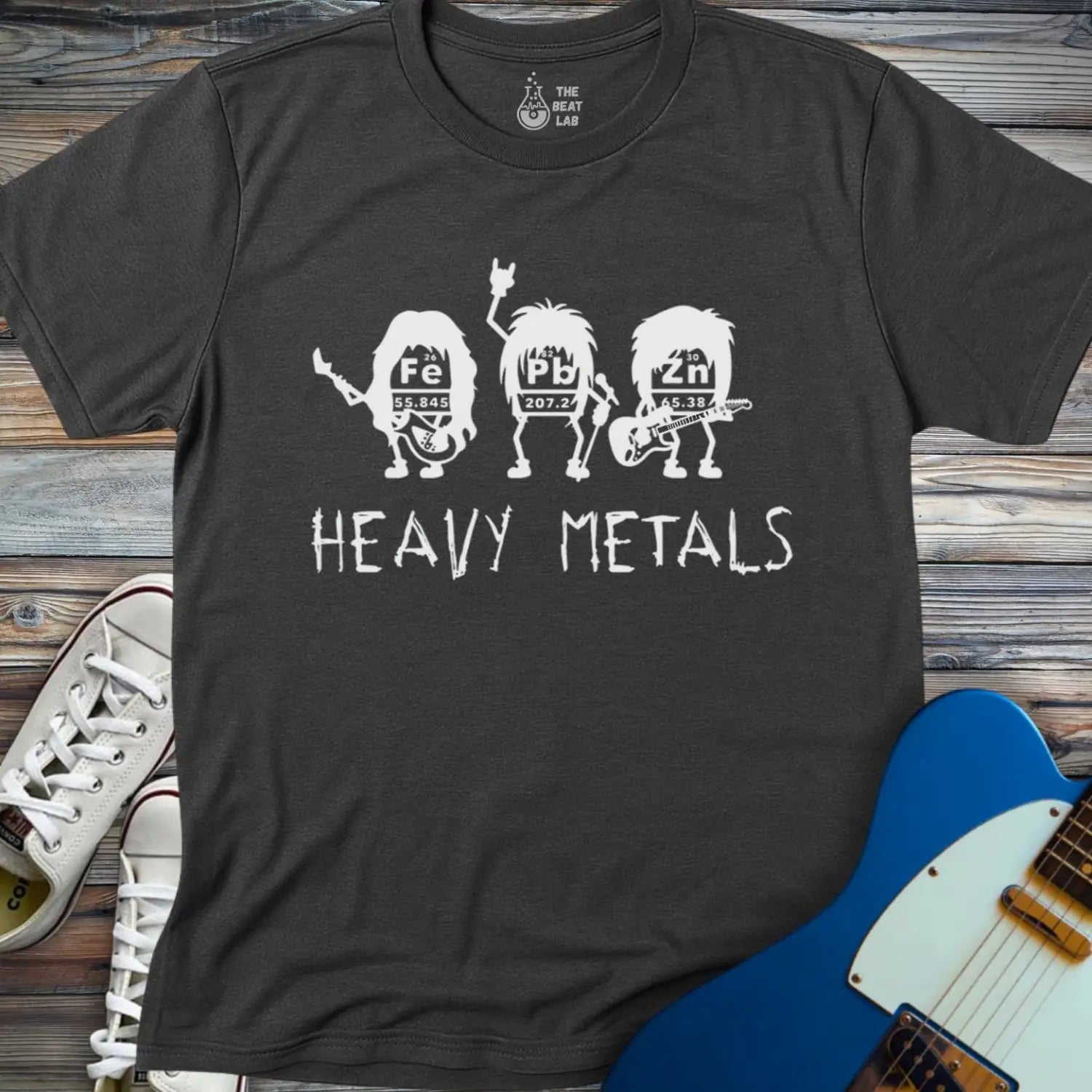 Heavy Metal T-shirt - Dark Heather Grey / S - T-Shirt