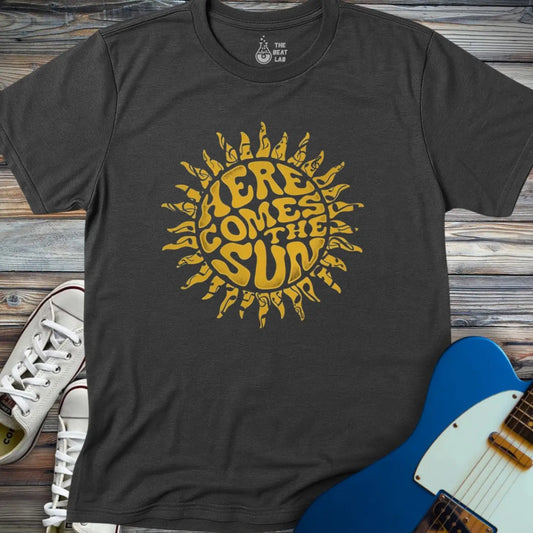 Here Comes the Sun T-shirt - Dark Heather Grey / S - T-Shirt