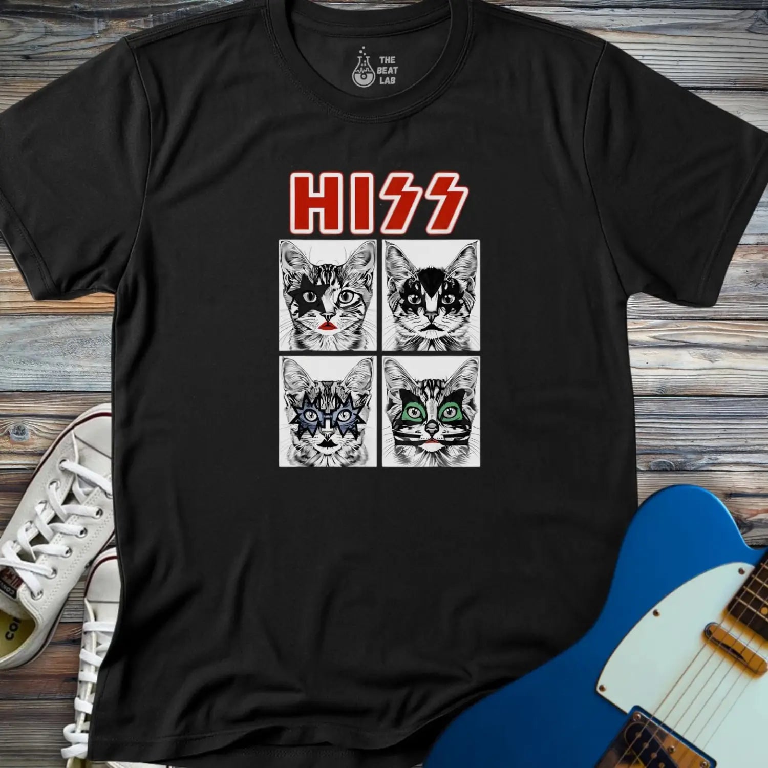 Hiss T-shirt - Black / S - T-Shirt