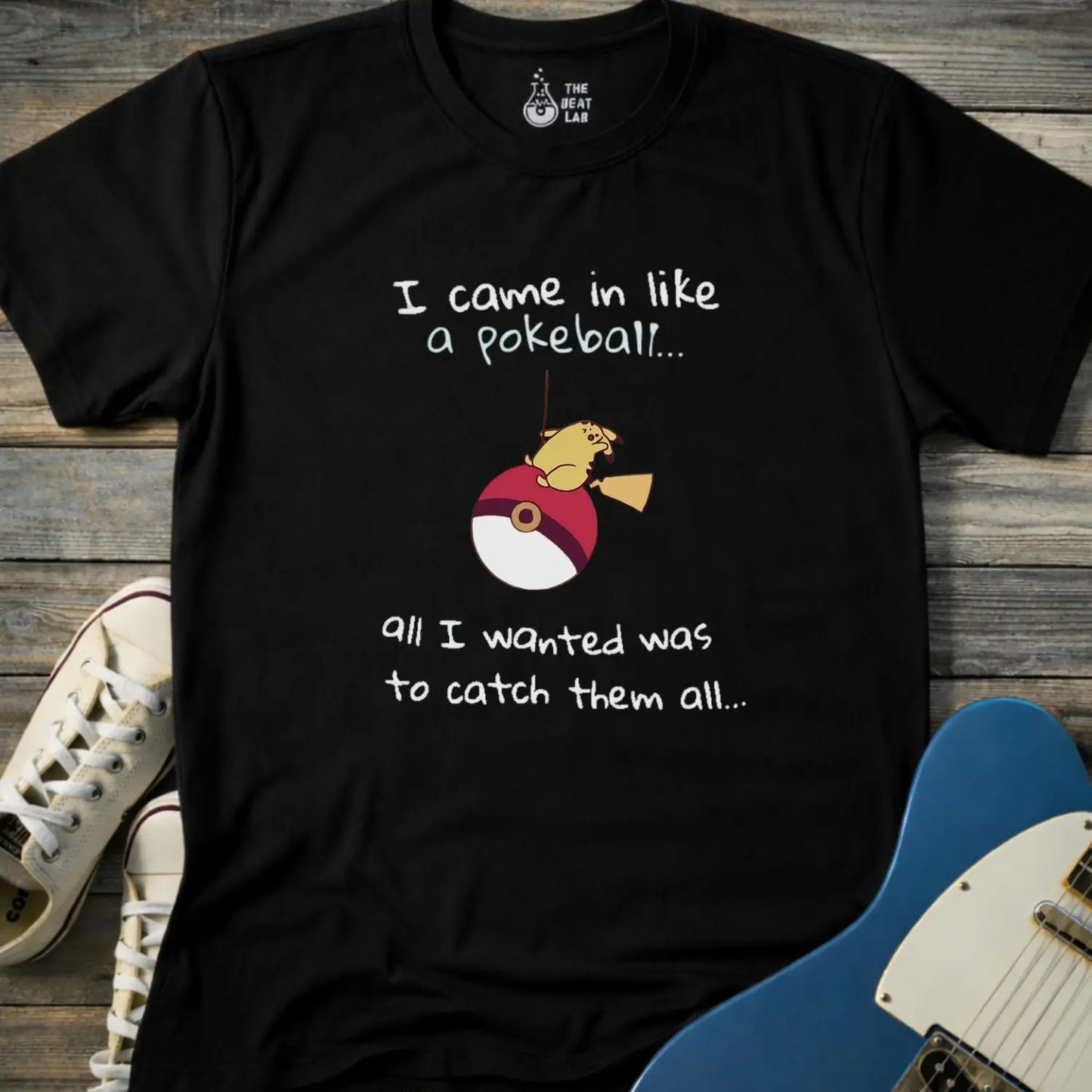I came in like a Pokeball T-shirt - Black / S - T-Shirt