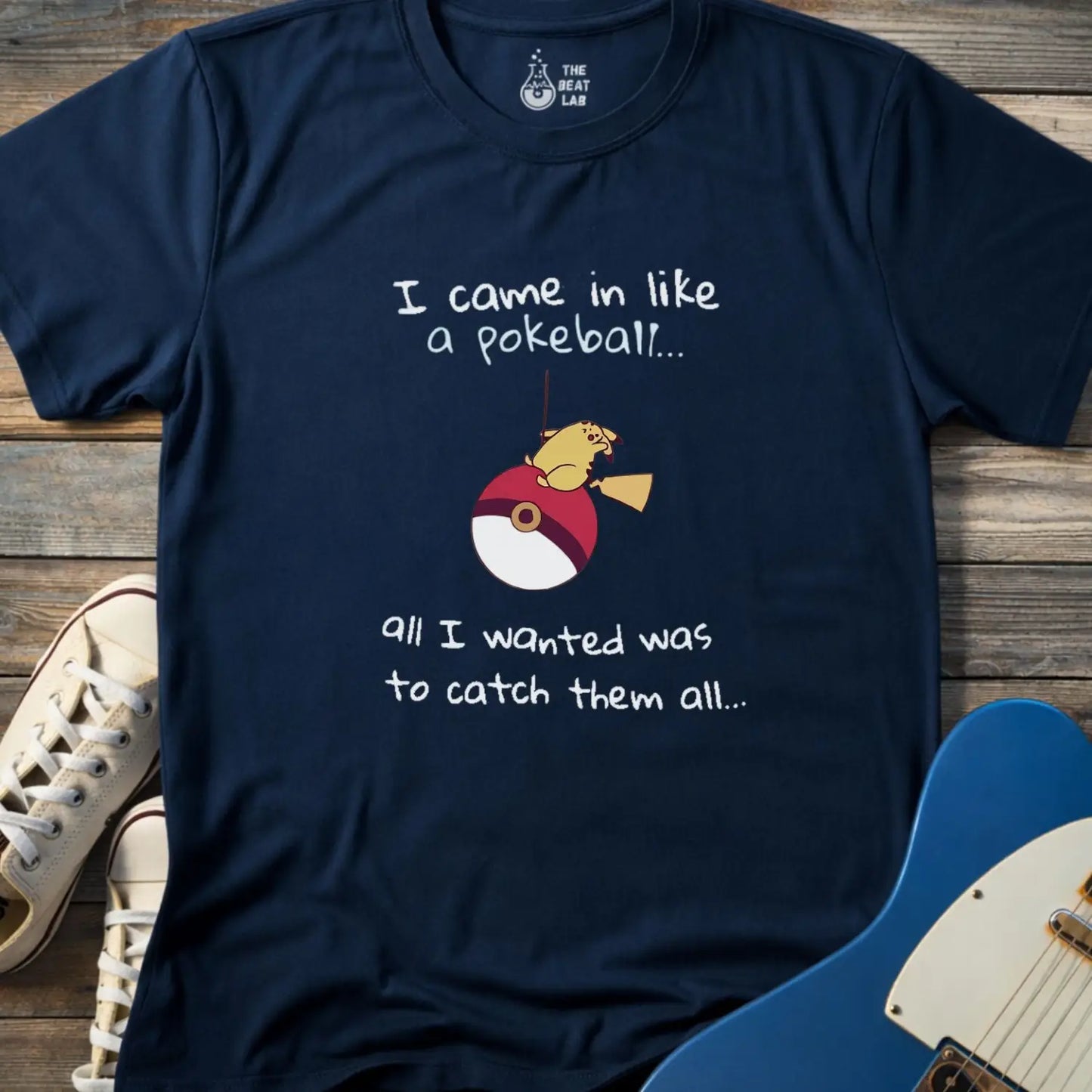 I came in like a Pokeball T-shirt - Navy / S - T-Shirt