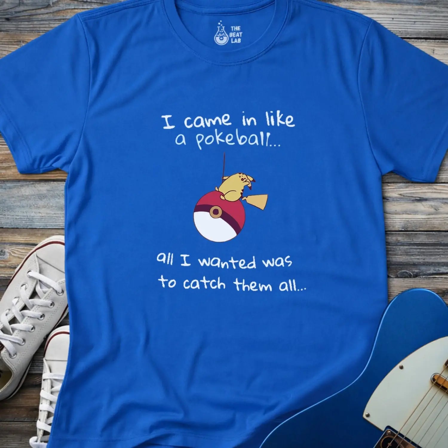 I came in like a Pokeball T-shirt - Royal / S - T-Shirt