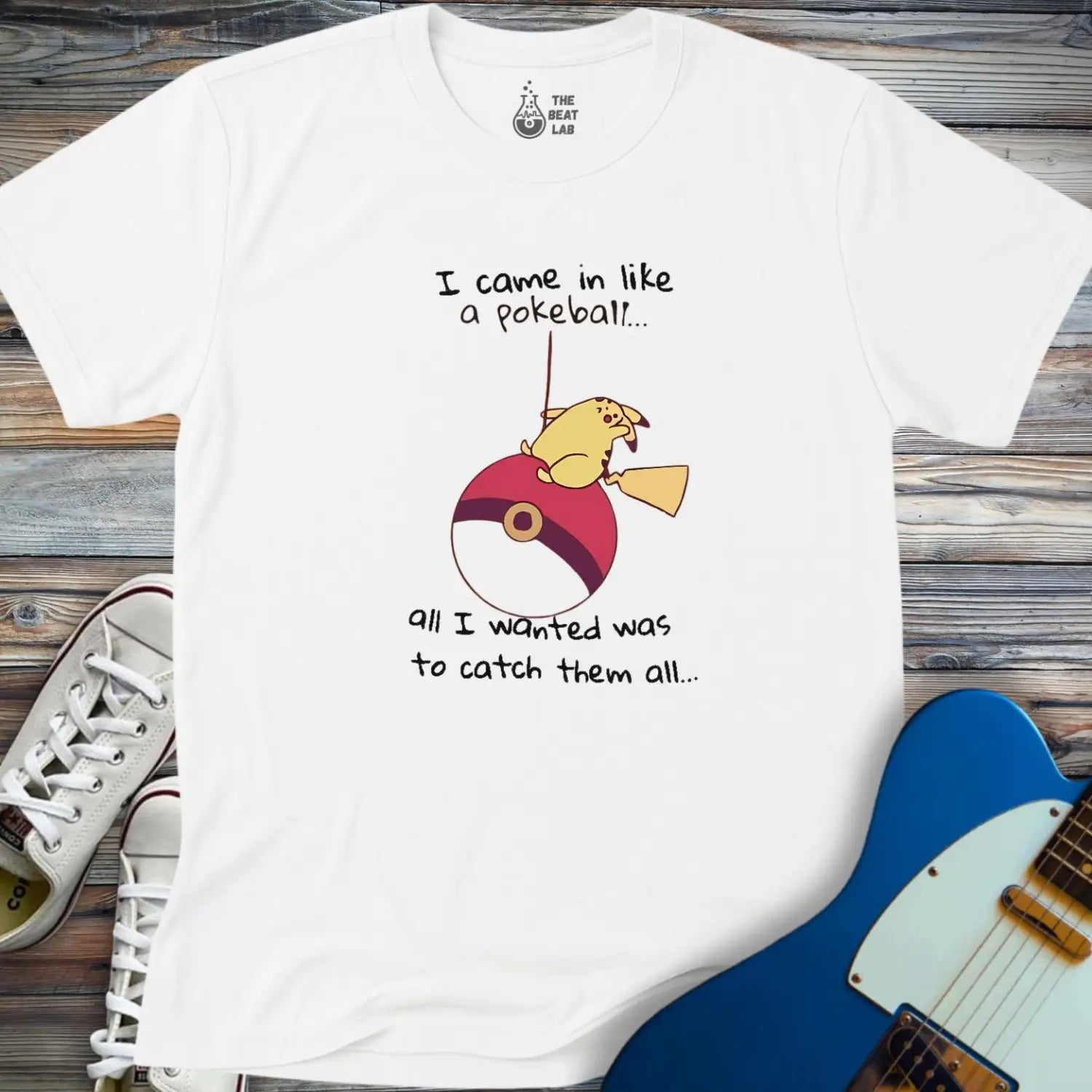 I came in like a Pokeball T-shirt - White / S - T-Shirt
