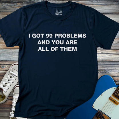 I Got 99 Problems (I) T-shirt - Navy / S - T-Shirt