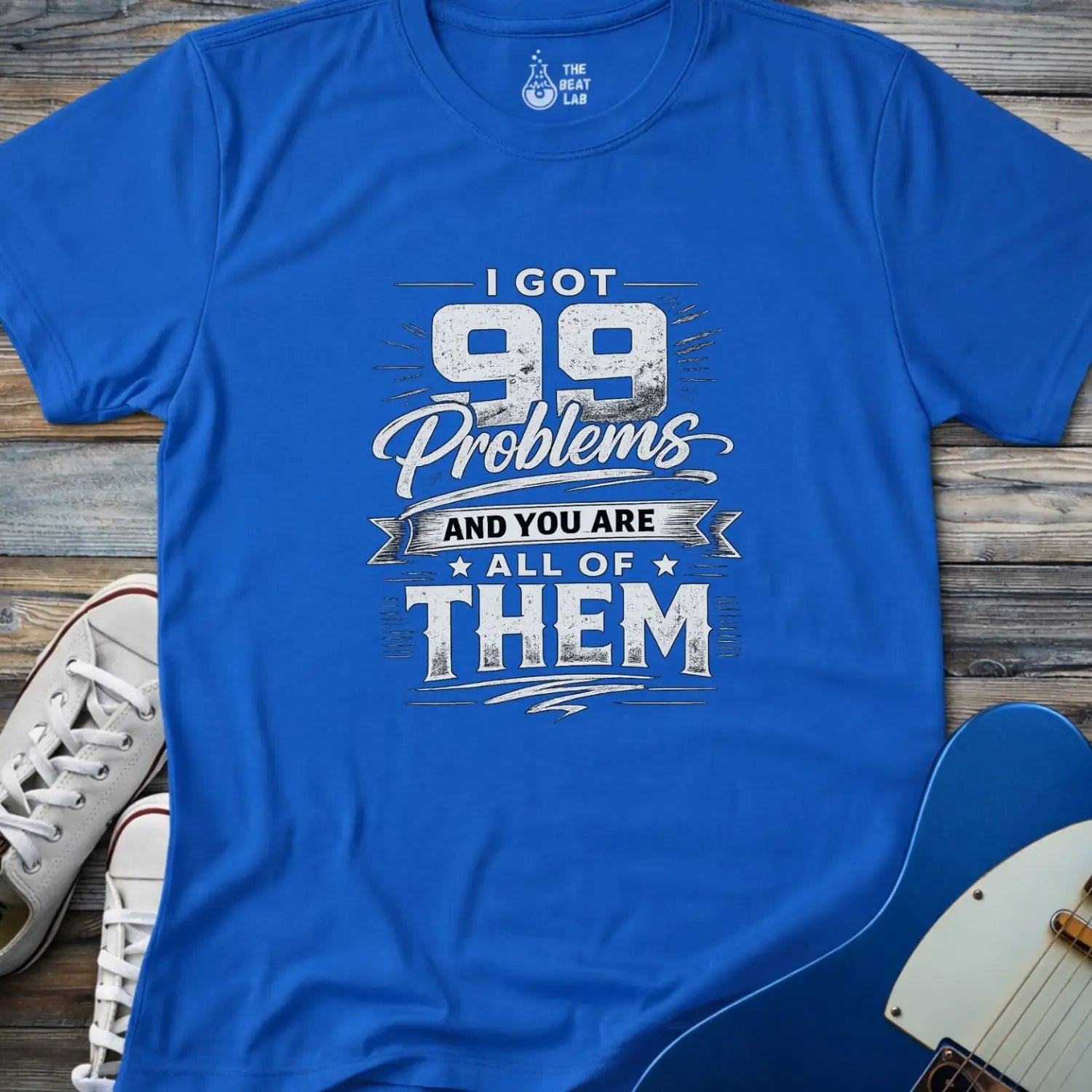I Got 99 Problems (I) T-shirt - Royal / S - T-Shirt