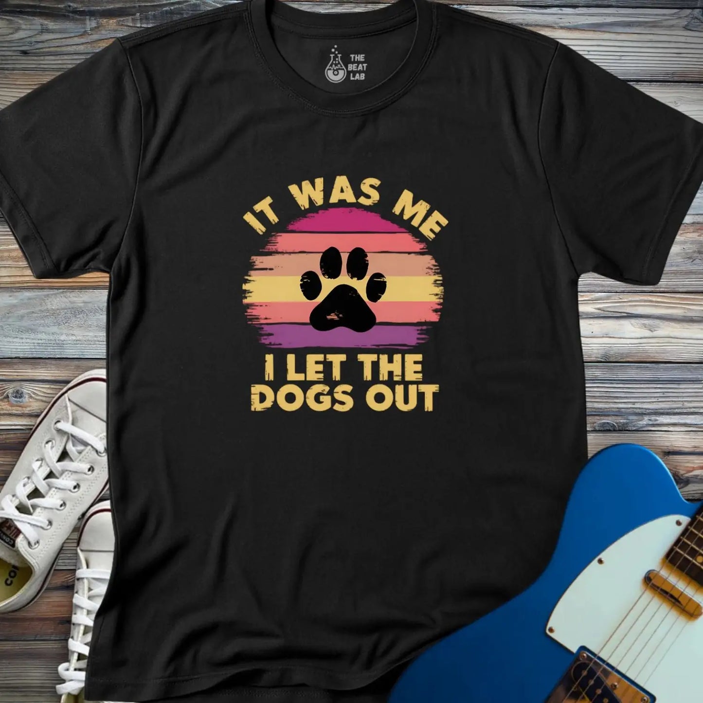 I Let The Dogs Out (II) T-shirt - Black / S - T-Shirt