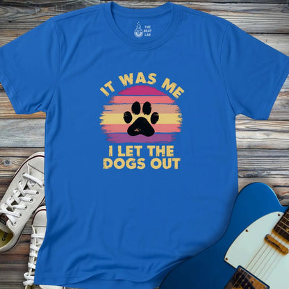 I Let The Dogs Out (II) T-shirt - Royal / S - T-Shirt