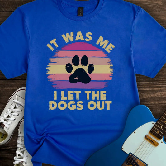 I Let The Dogs Out (II) T-shirt Royal