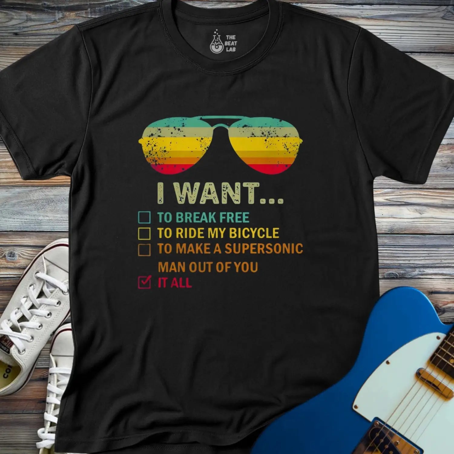 I want... T-shirt - Black / S - T-Shirt
