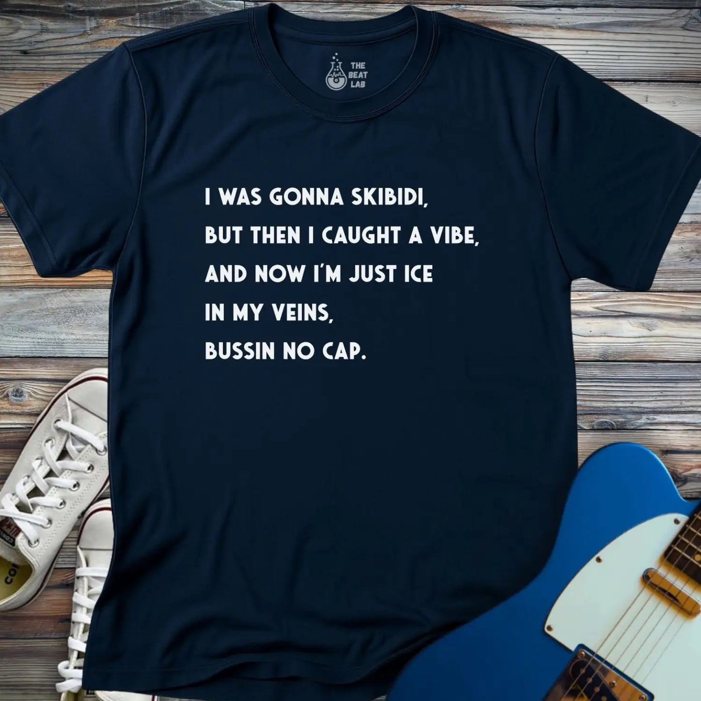 I Was Gonna Skibidi T-shirt - Navy / S - T-Shirt