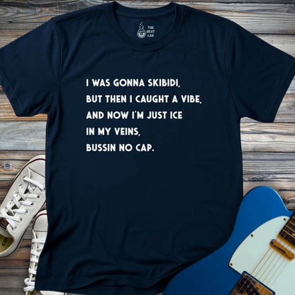 I Was Gonna Skibidi T-shirt - Navy / S - T-Shirt