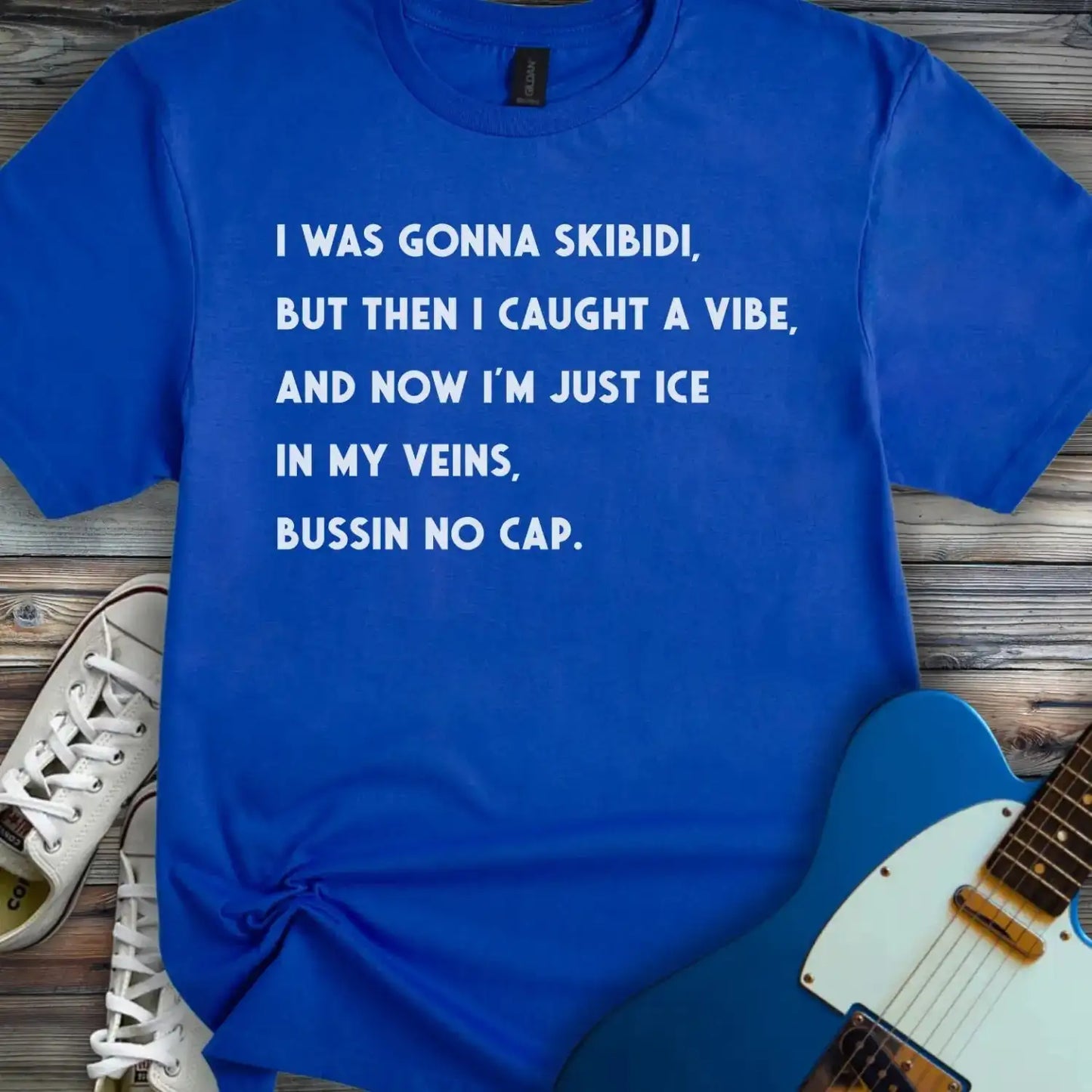 I Was Gonna Skibidi T-shirt Royal