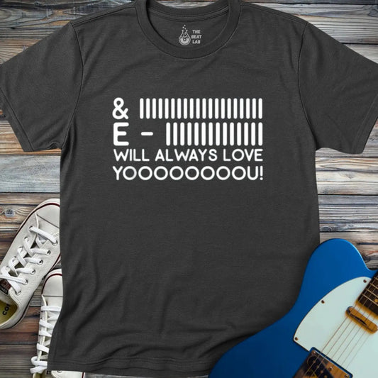 I Will Always Love You T-shirt - Dark Heather Grey / S - T-Shirt