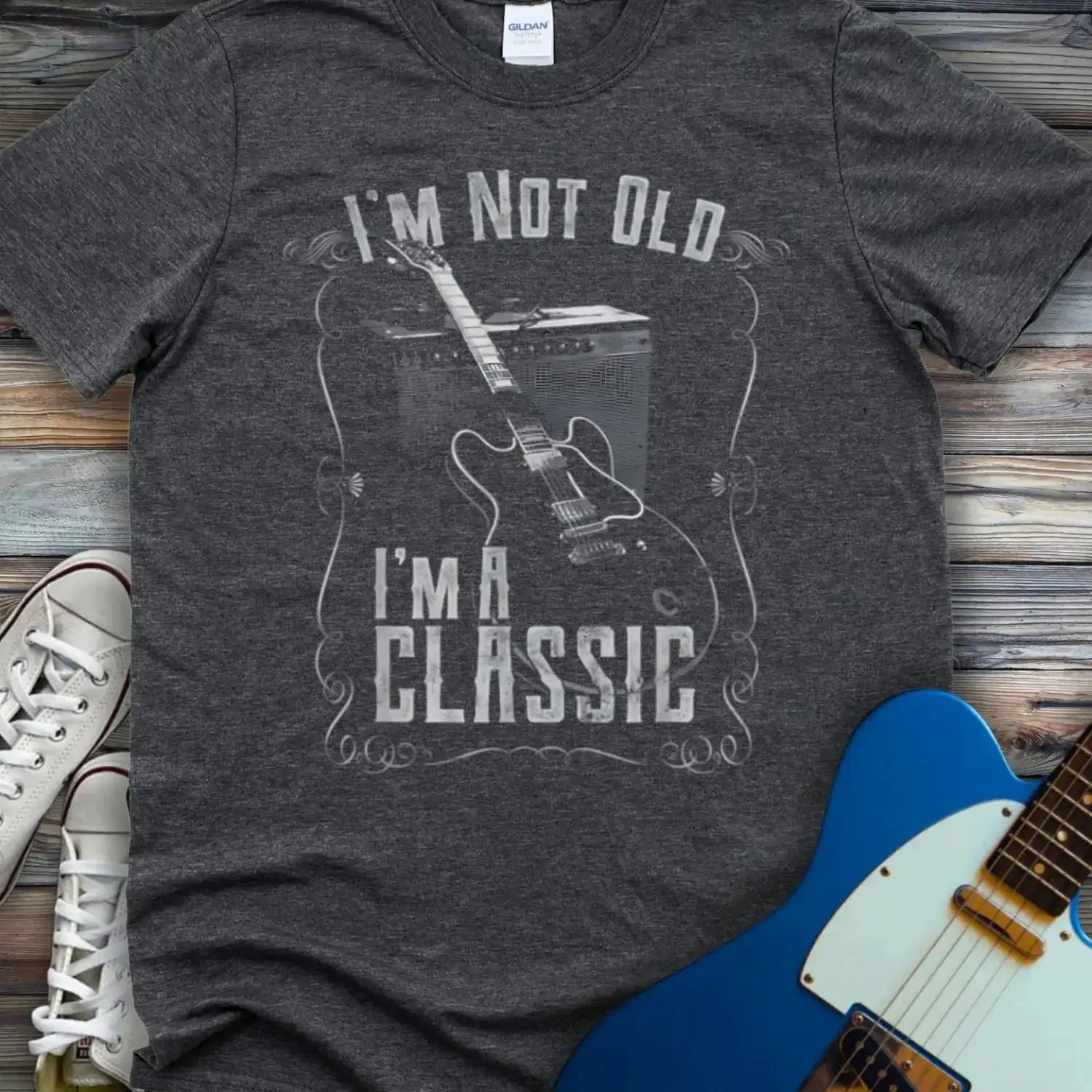 I'm not old I'm a classic T-shirt Dark Heather Grey