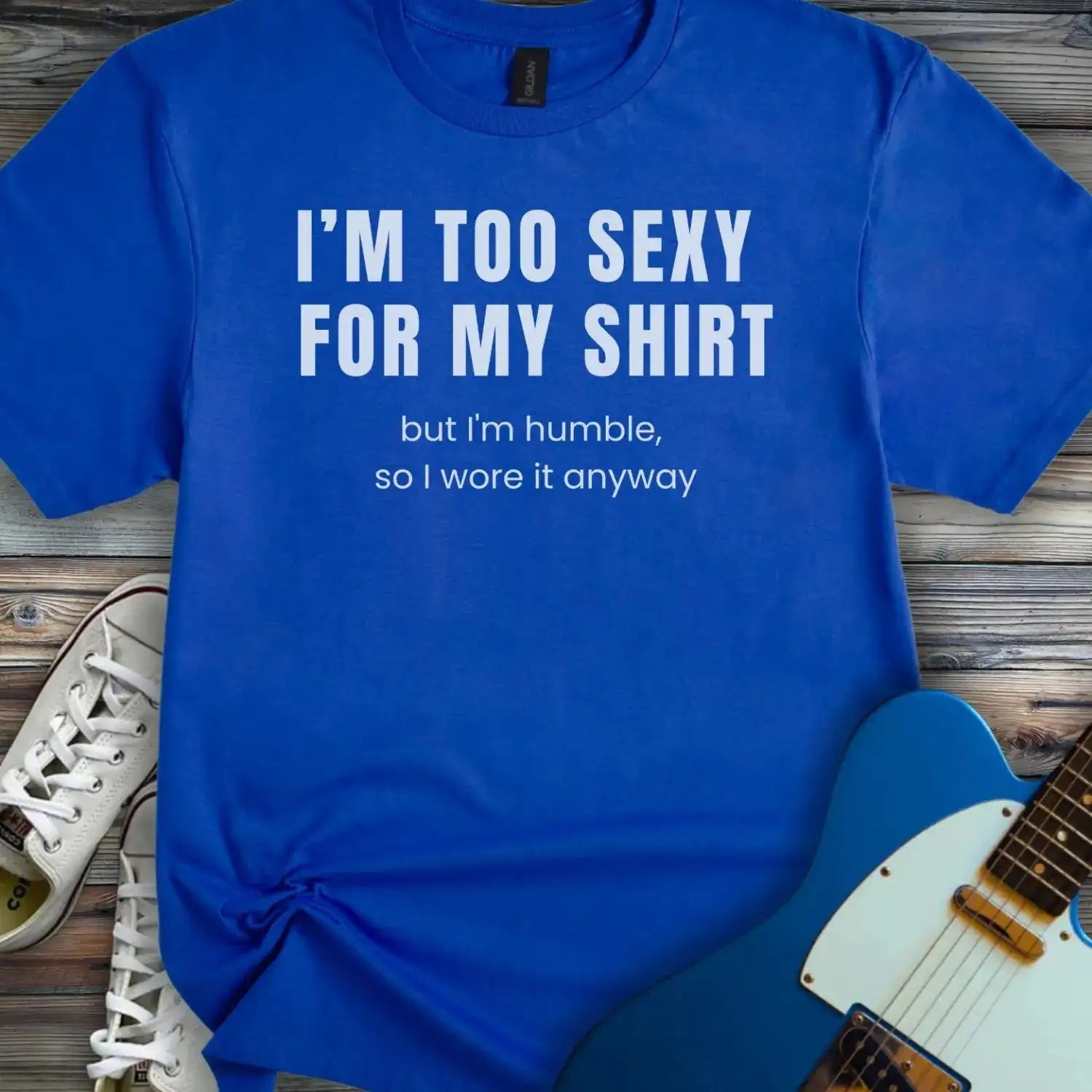 I'm too sexy for my shirt T-shirt Royal