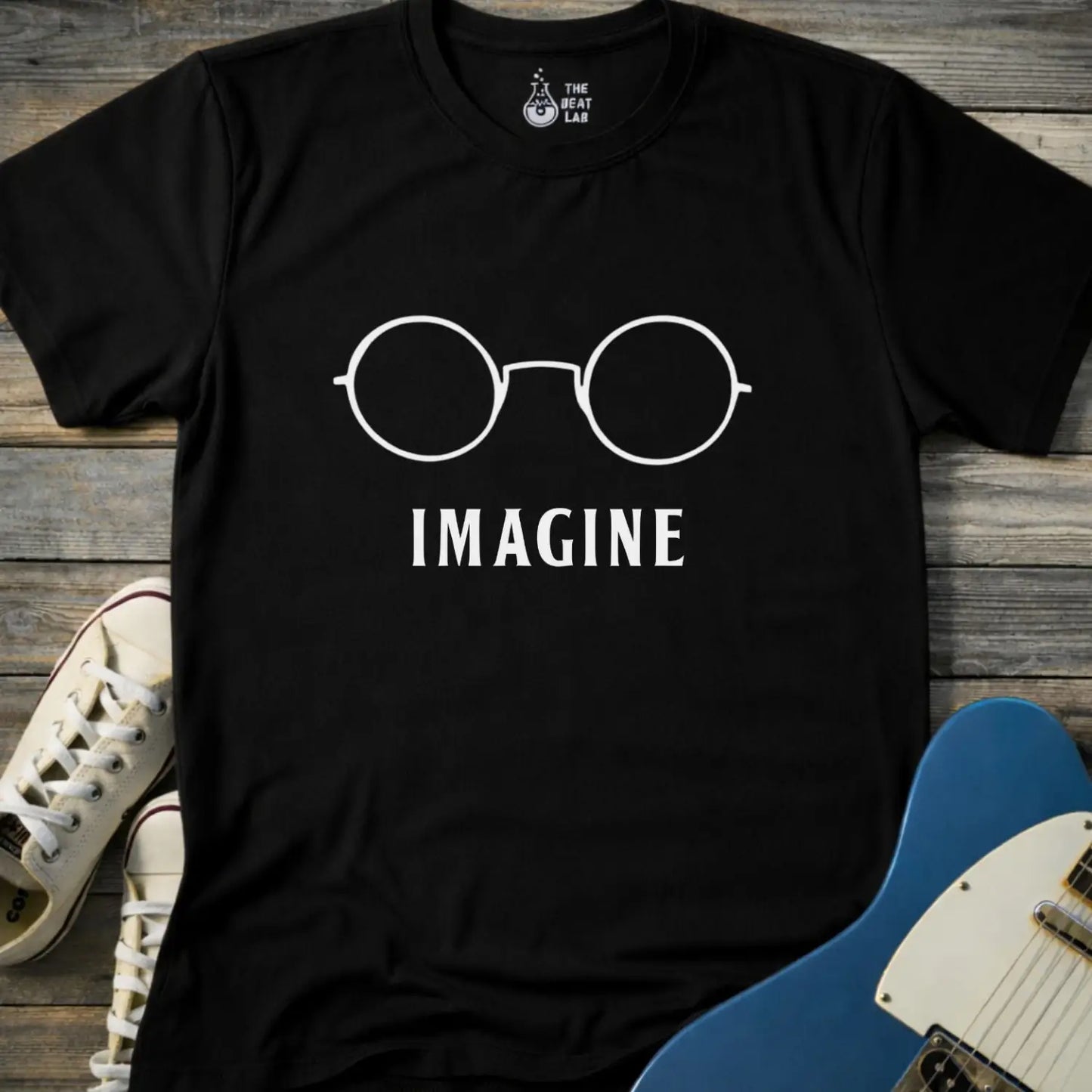Imagine T-shirt - Black / S - T-Shirt