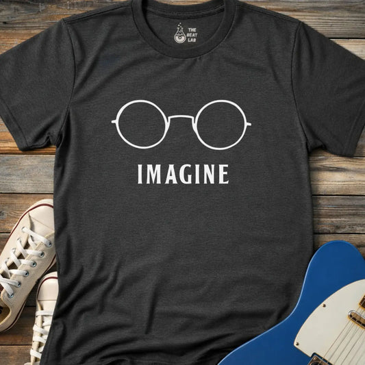 Imagine T-shirt - Dark Heather Grey / S - T-Shirt