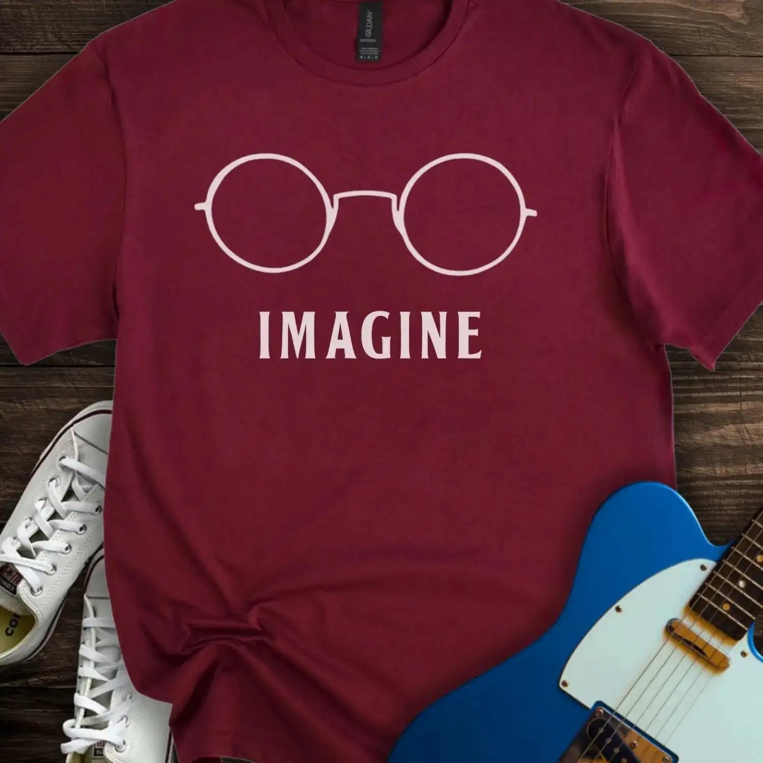 Imagine T-shirt Maroon