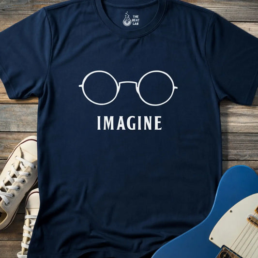 Imagine T-shirt - Navy / S - T-Shirt