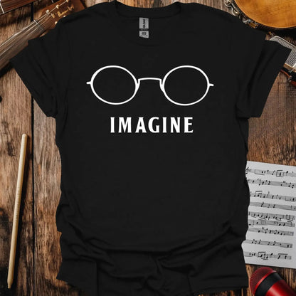 Imagine T-shirt - S / Black - T-Shirt