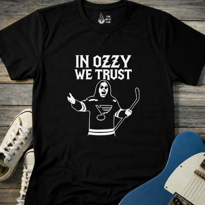 In Ozzy We Trust T-shirt - Black / S - T-Shirt
