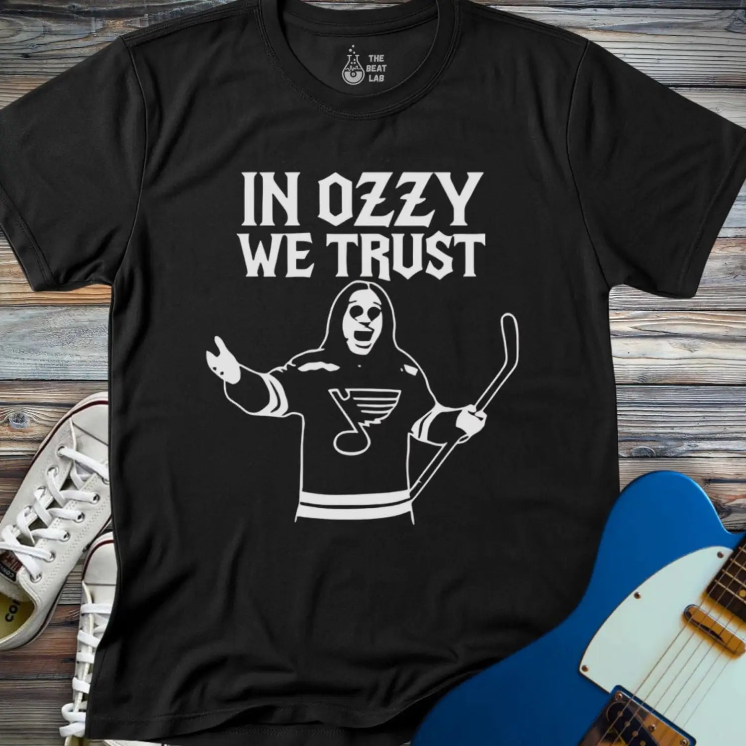 In Ozzy We Trust T-shirt - Black / S - T-Shirt