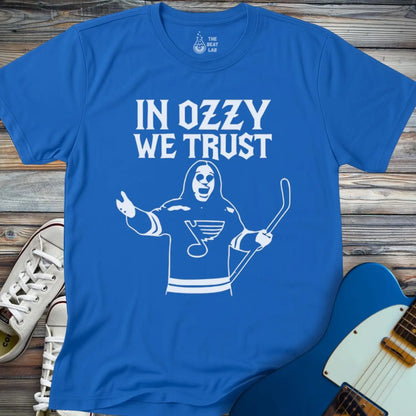 In Ozzy We Trust T-shirt - Royal / S - T-Shirt