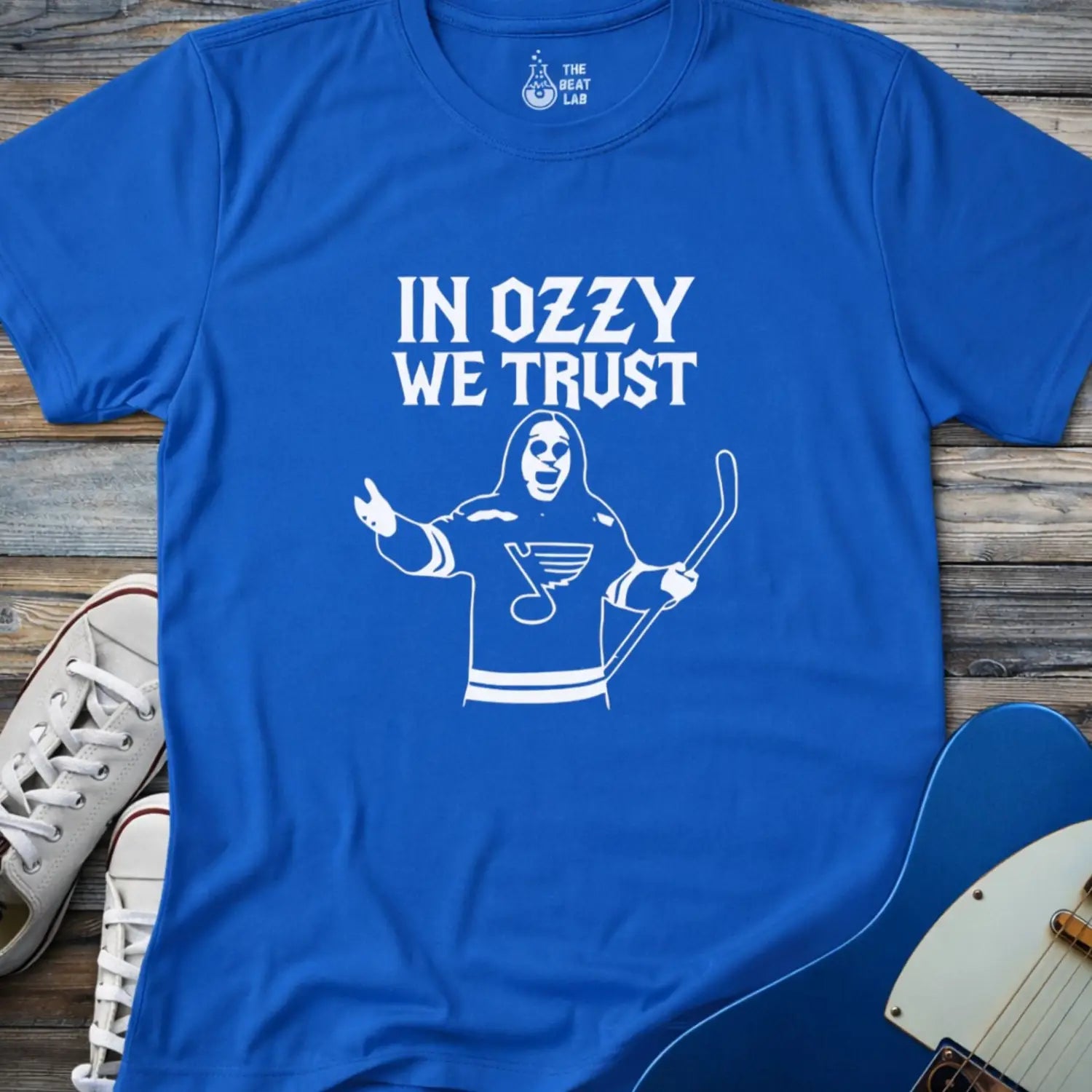 In Ozzy We Trust T-shirt - Royal / S - T-Shirt